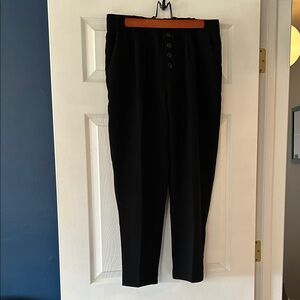 Anthropologie Black Womens Dress Pants